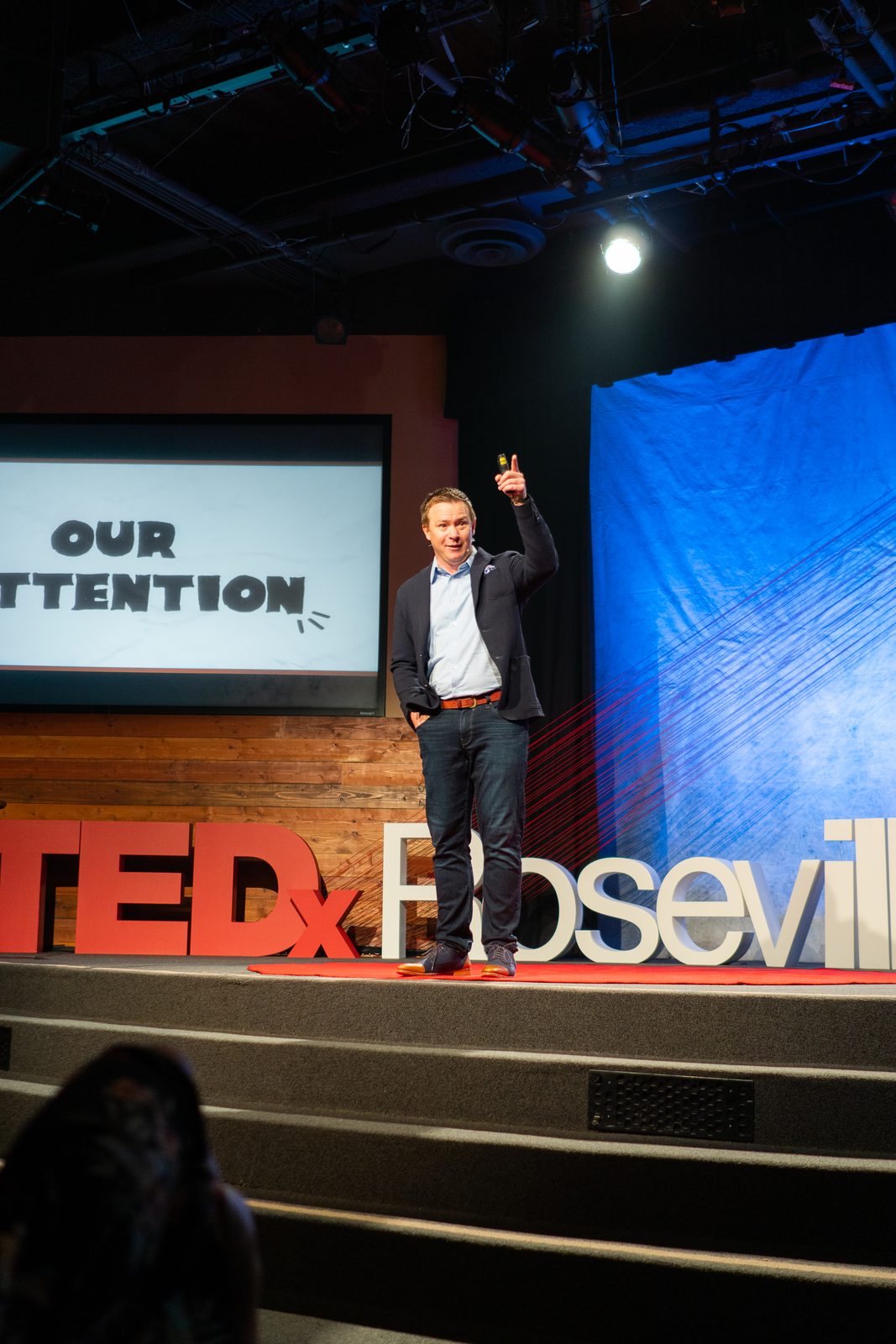 Curt Steinhorst speaking on stage